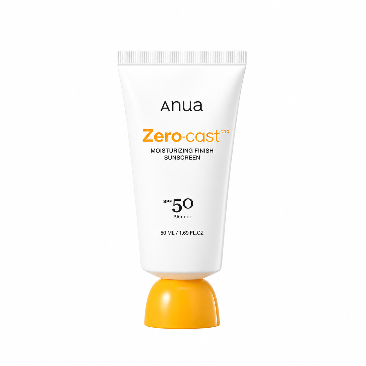 ANUA Zero-Cast Korean Sunscreen SPF50 50ml | Moisturizing No White Cast Sunscreen