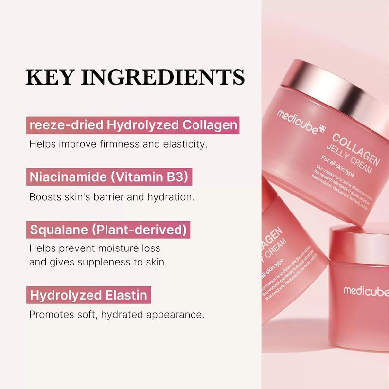 Medicube Collagen Jelly Cream 110ml | Korean Anti-Aging Moisturizing Collagen Cream