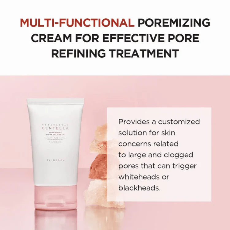 SKIN1004 Madagascar Centella Poremizing Light Korean Gel Cream 75ml | Pore Care Moisturizer
