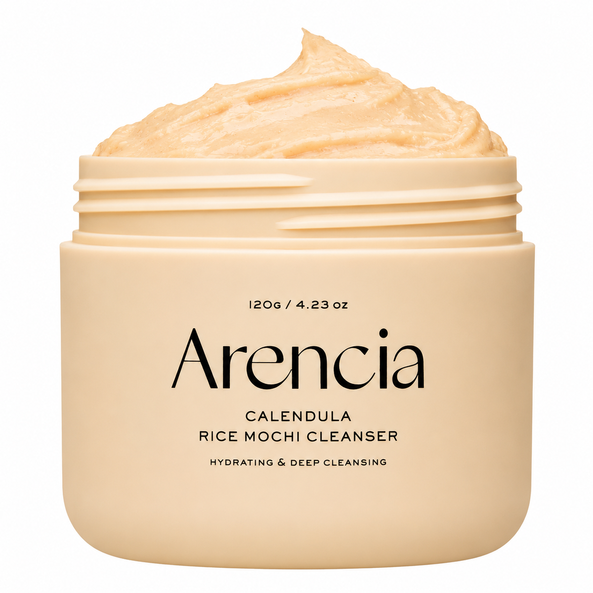 Arencia Calendula Rice Mochi Soothing Korean Foam Cleanser 120g | Gentle Calming Cleanser