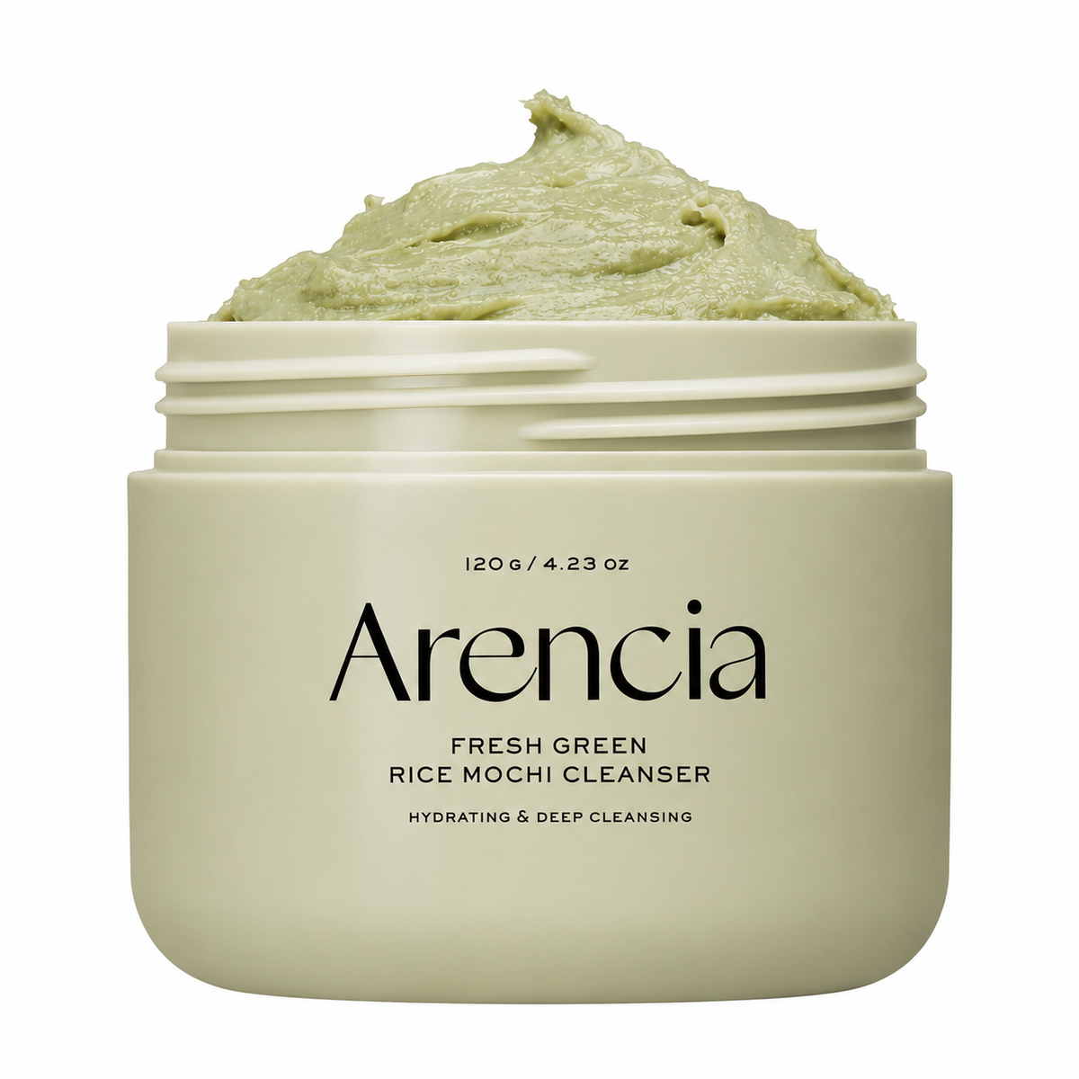 Arencia Fresh Green Rice Mochi Korean Foam Cleanser 120g | Hydrating Gentle Cleanser