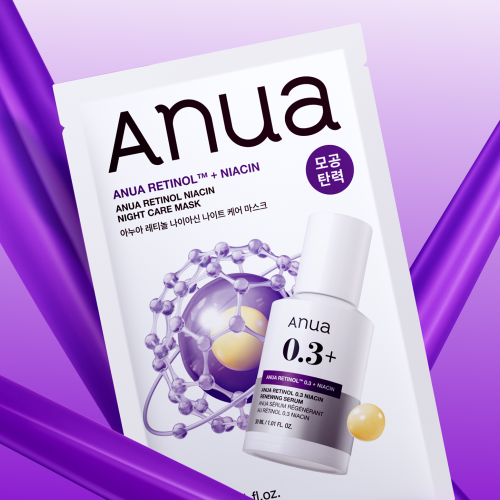 ANUA Retinol Niacinamide Anti-Aging Korean Night Mask | Overnight Renewal Sleeping Mask