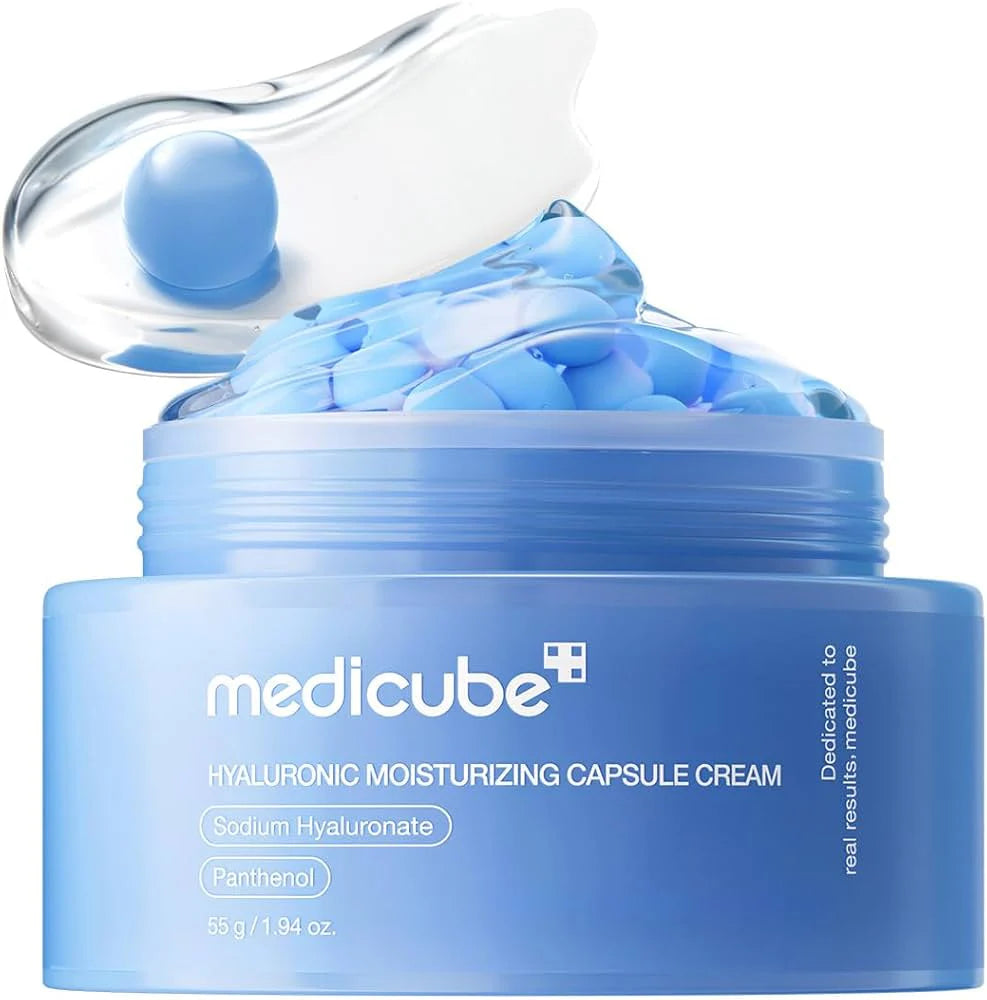Medicube Hyaluronic Acid Moisturizing Capsule Cream 50g | Korean Deep Hydration Cream