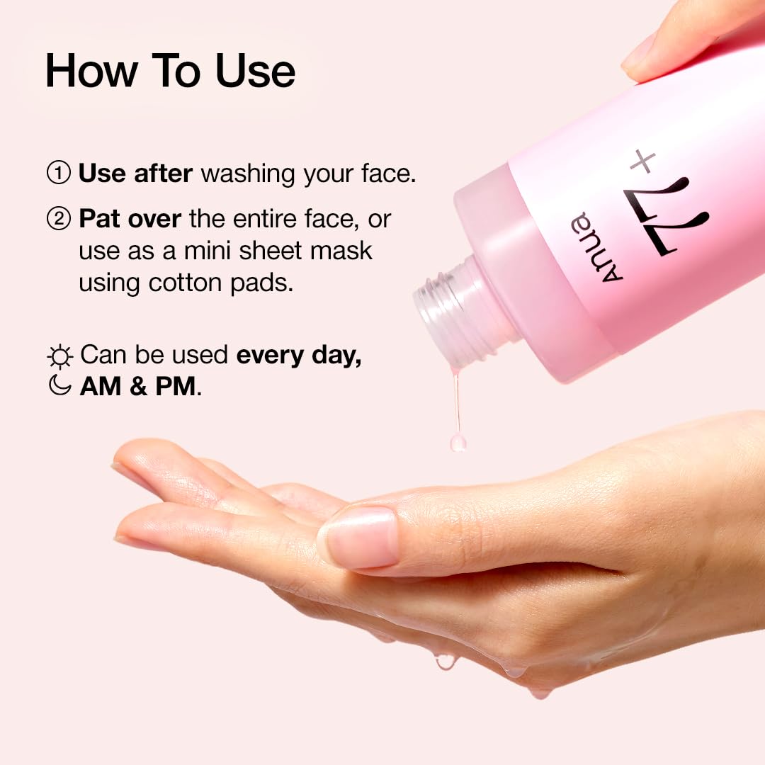 Anua Peach 77 Niacin Essence Toner 250ml | Korean Brightening Essence Toner