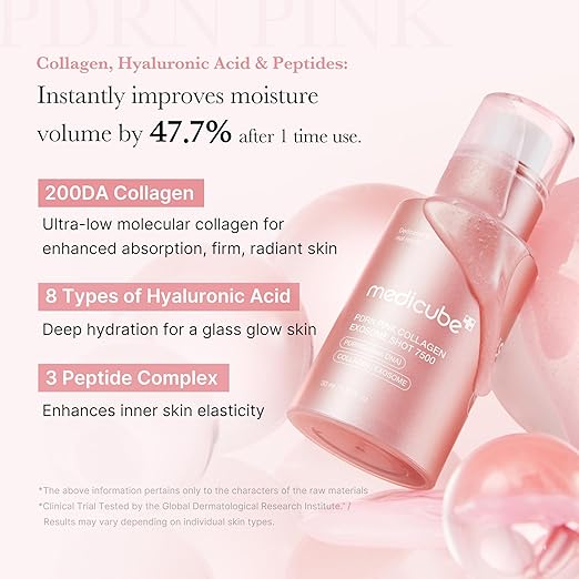 Medicube collagen Exosome Shot 7500 | Korean Anti-Aging Skin Renewal Serum