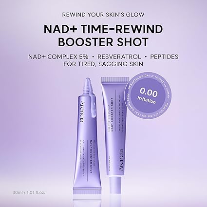 Arencia NAD+ Anti-Aging Booster Shot | Korean Skin Renewal Serum