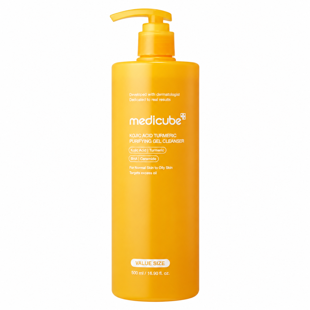 Medicube Kojic Acid Turmeric Gel-to-Foam Cleanser 500ml