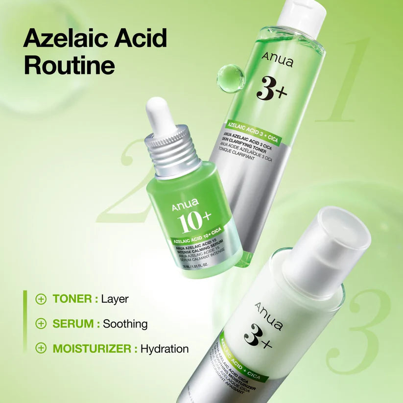 ANUA Azelaic Acid CICA Soothing Moisturizer 100ml | Korean Calming Barrier Cream