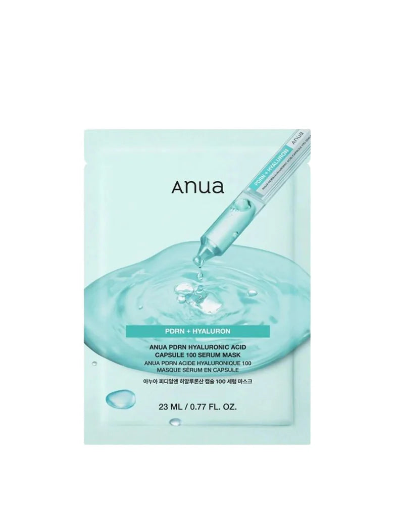 ANUA PDRN Hyaluronic Acid Deep Hydrating Korean Face Mask | Sheet Mask