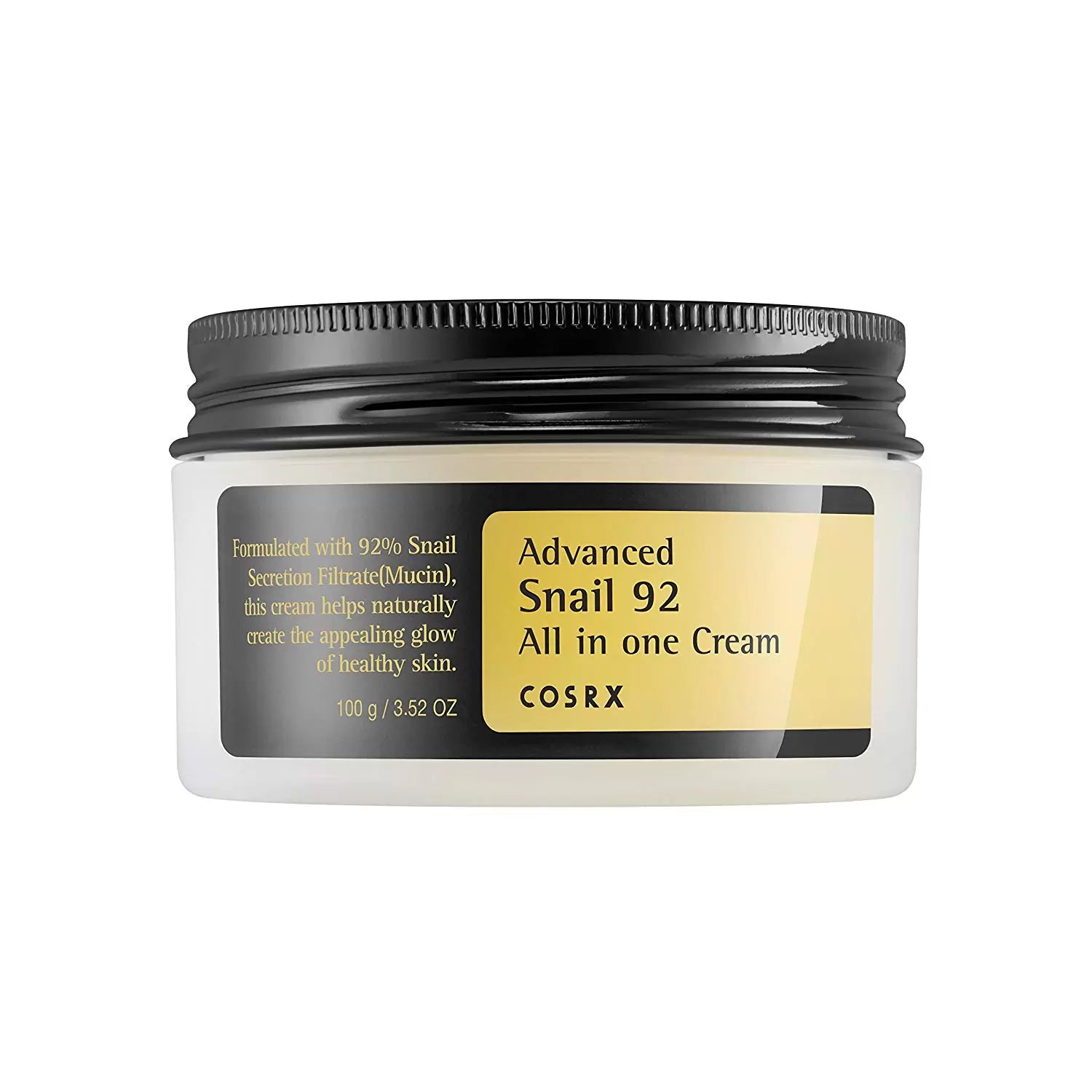 COSRX Snail Mucin 92 All-in-One Repair Cream | Korean Snail Mucin Moisturizer