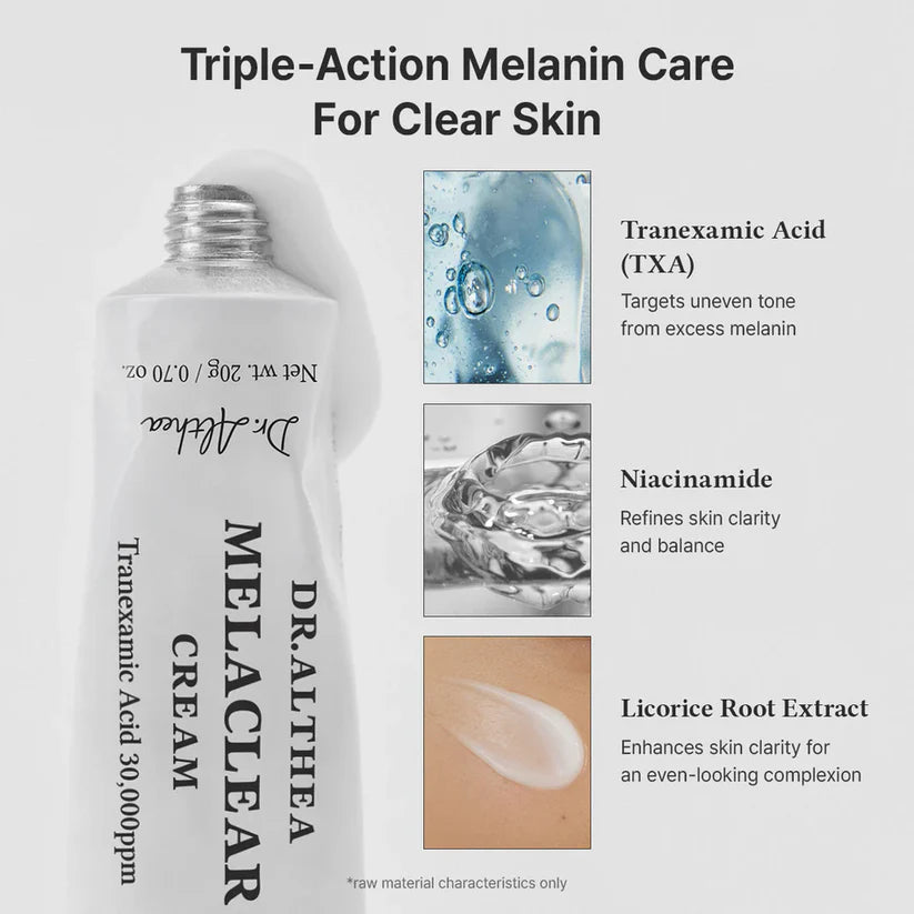 Dr.Althea Melaclear Dark Spot Brightening Cream 20g | Korean Hyperpigmentation Cream