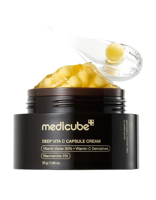 Medicube Deep Vita C Brightening Capsule Cream 55g | Korean Brightening Moisturizer