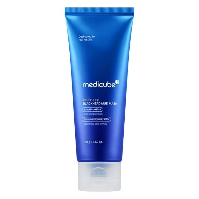Medicube Zero Pore Blackhead Purifying Mud Mask 100g| Korean Pore Cleansing Mask