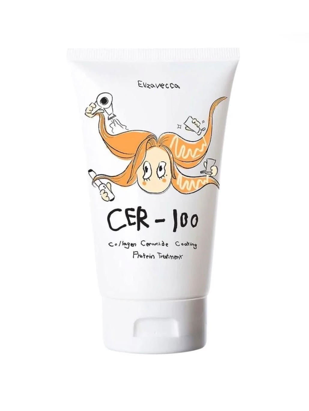 Elizavecca CER-100 Collagen Ceramide Coating Protein Treatment 100ml | Korean Protein Hair Treatment