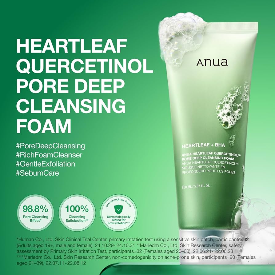 ANUA Heartleaf + BHA Deep Cleansing Foam