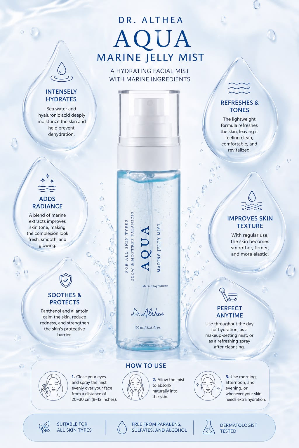Dr. Althea Aqua Marine Jelly Mist 100ml | South Africa