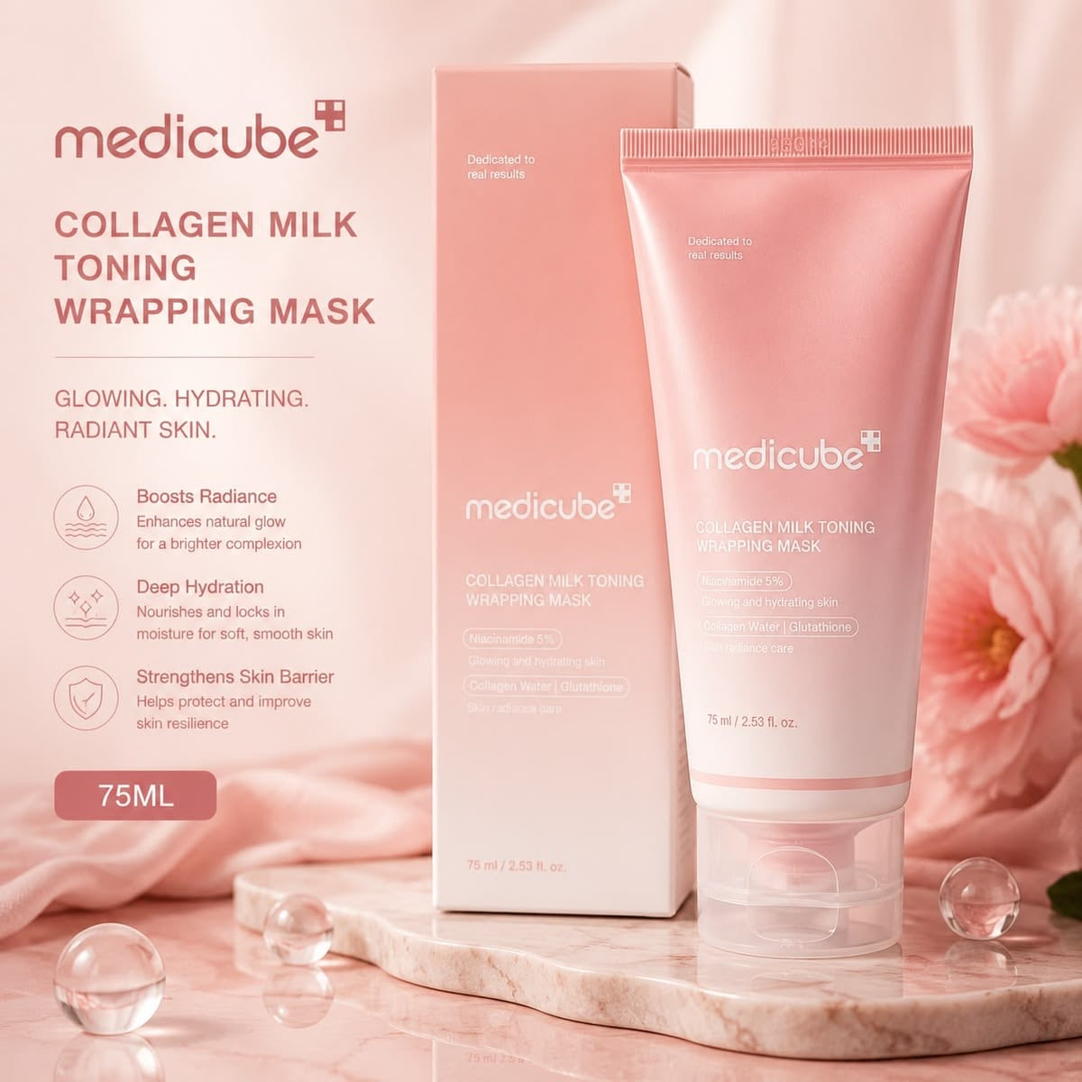 Medicube Collagen Milk Toning Wrapping Mask | Seoul Skinlab SA