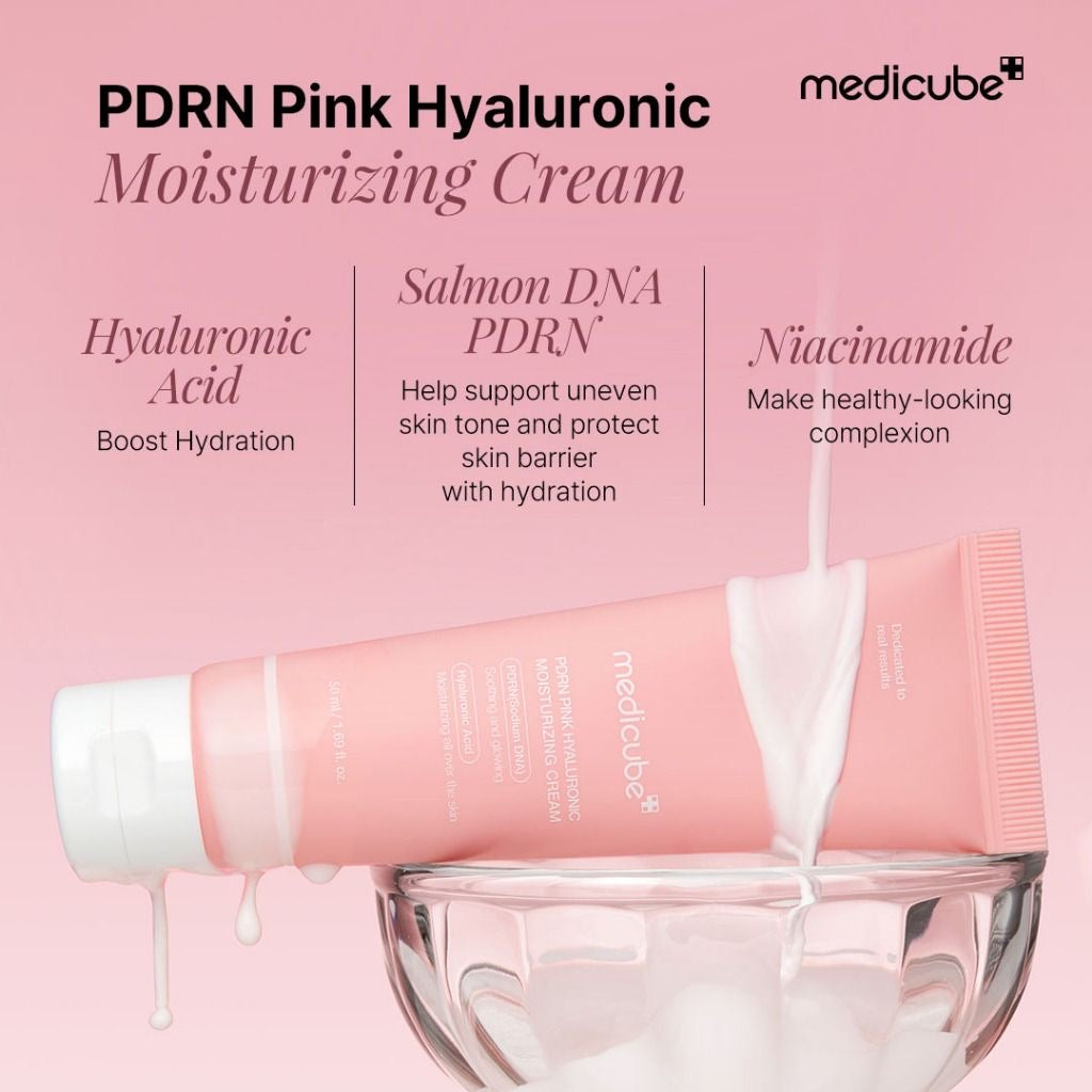 Medicube PDRN Pink Hyaluronic Moisturizing Cream | Seoul Skinlab SA