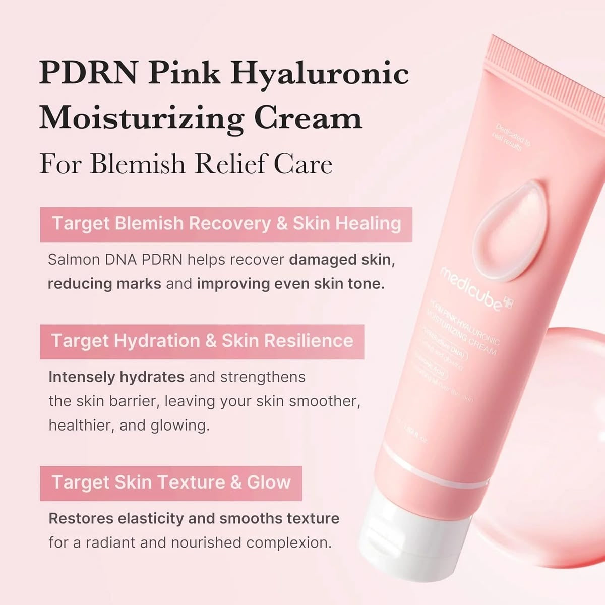 Medicube PDRN Pink Hyaluronic Moisturizing Cream | Seoul Skinlab SA