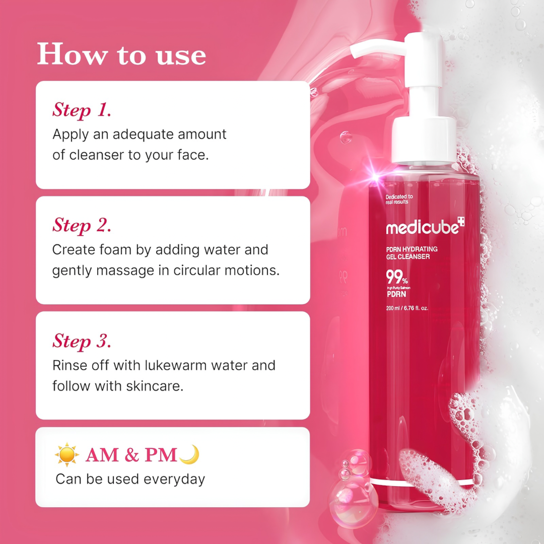 MEDICUBE PDRN Hydrating Gel Cleanser 200ml