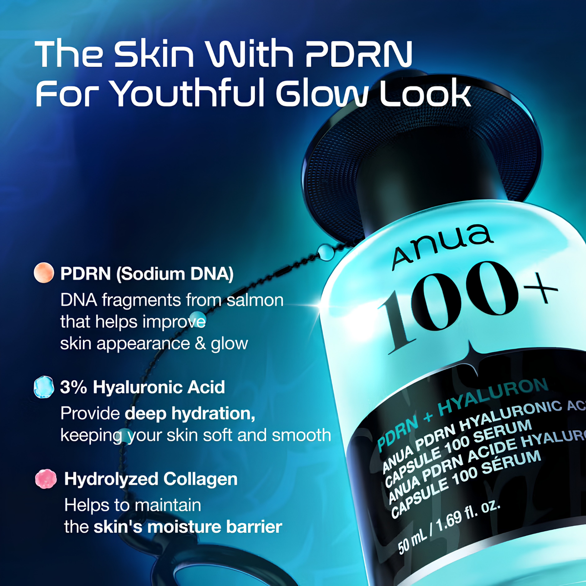 Anua KPop Demon Hunters PDRN Serum 50ml | Korean Skincare