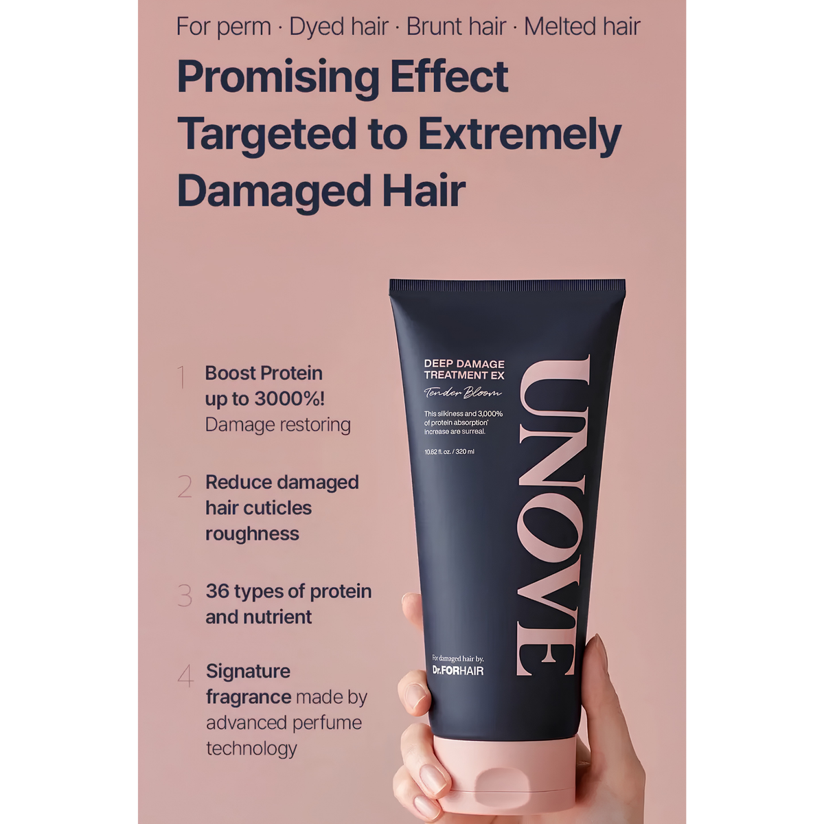 UNOVE Deep Damage Treatment EX Tender Bloom 320ml
