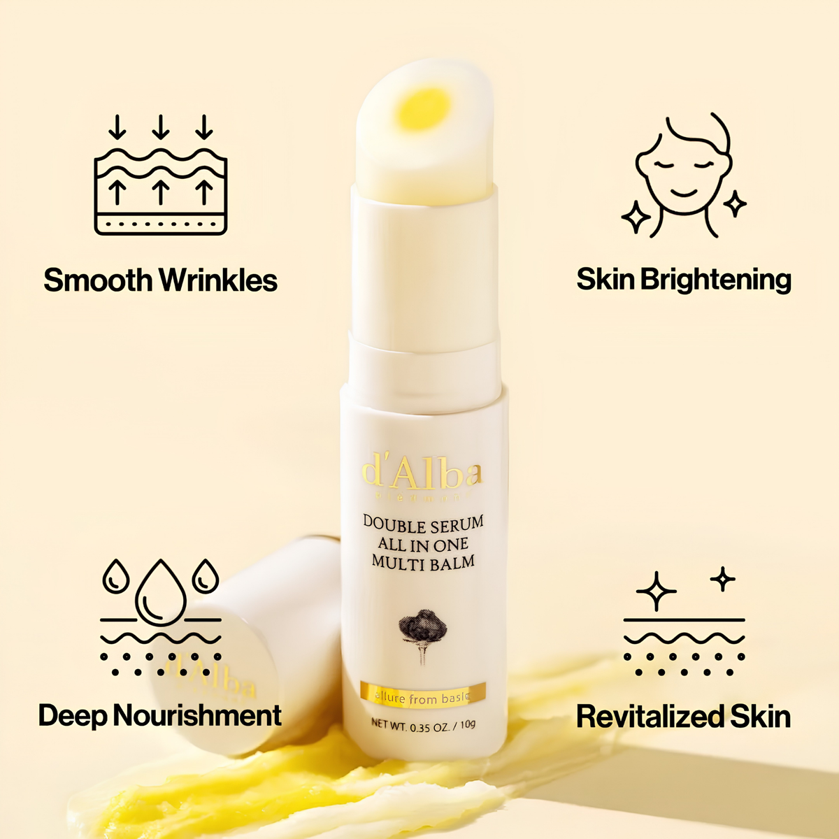 d’Alba Double Serum All In One Multi Balm 10g