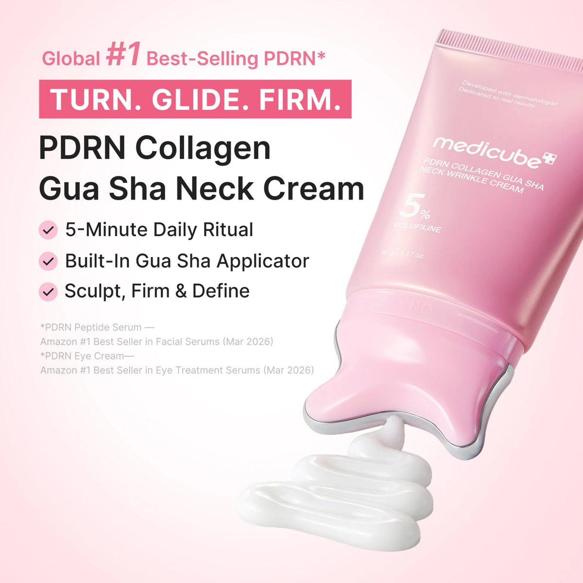Medicube PDRN Gua Sha Neck Wrinkle Cream 90g