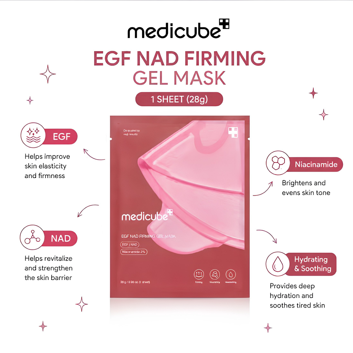 Medicube EGF NAD+ Firming Gel Mask 28g