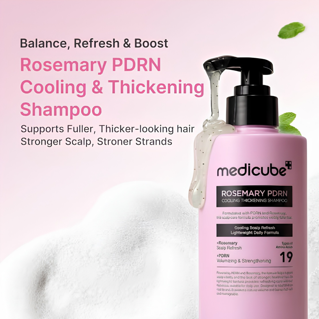 MEDICUBE Rosemary PDRN Cooling Thickening Shampoo 400ml