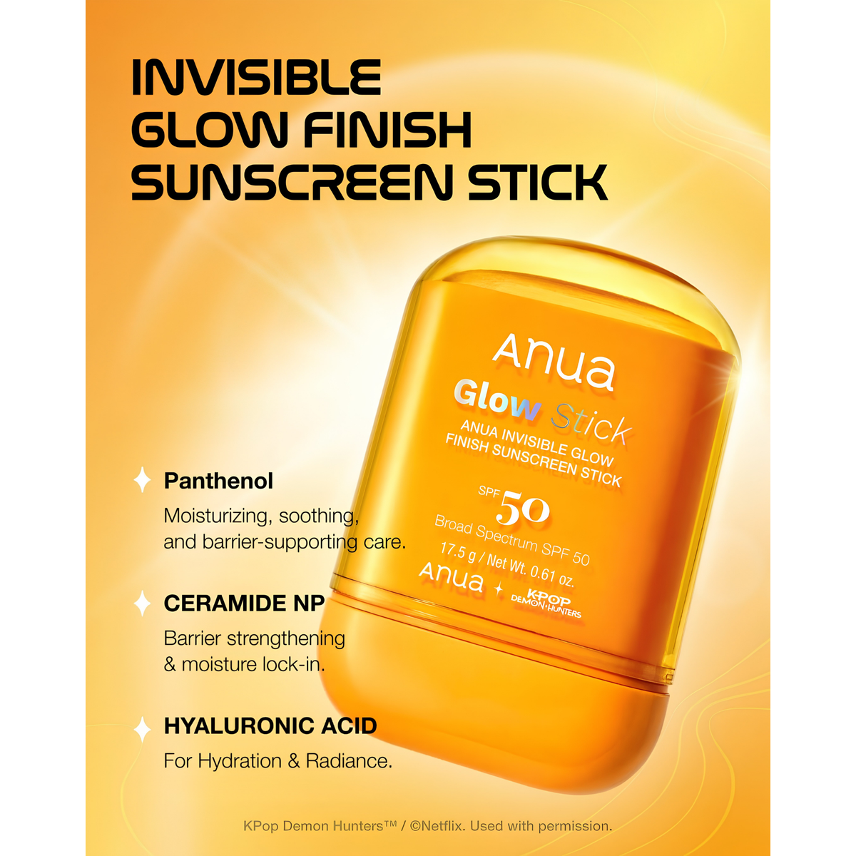 Anua Invisible Glow Finish Sun Stick