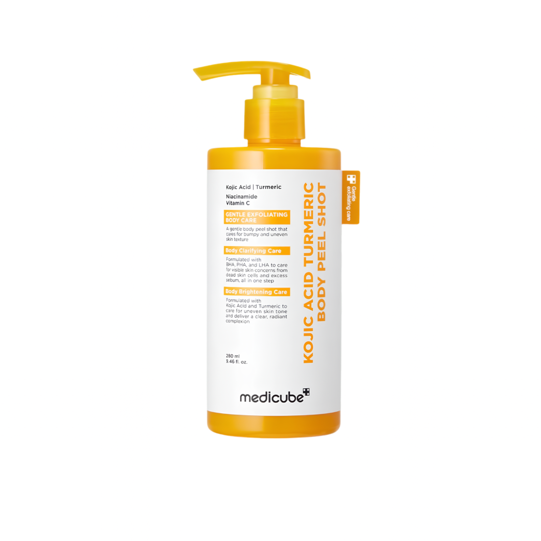 Medicube Kojic Acid Turmeric Body Peel Shot | Korean Dark Spot Exfoliating Treatment