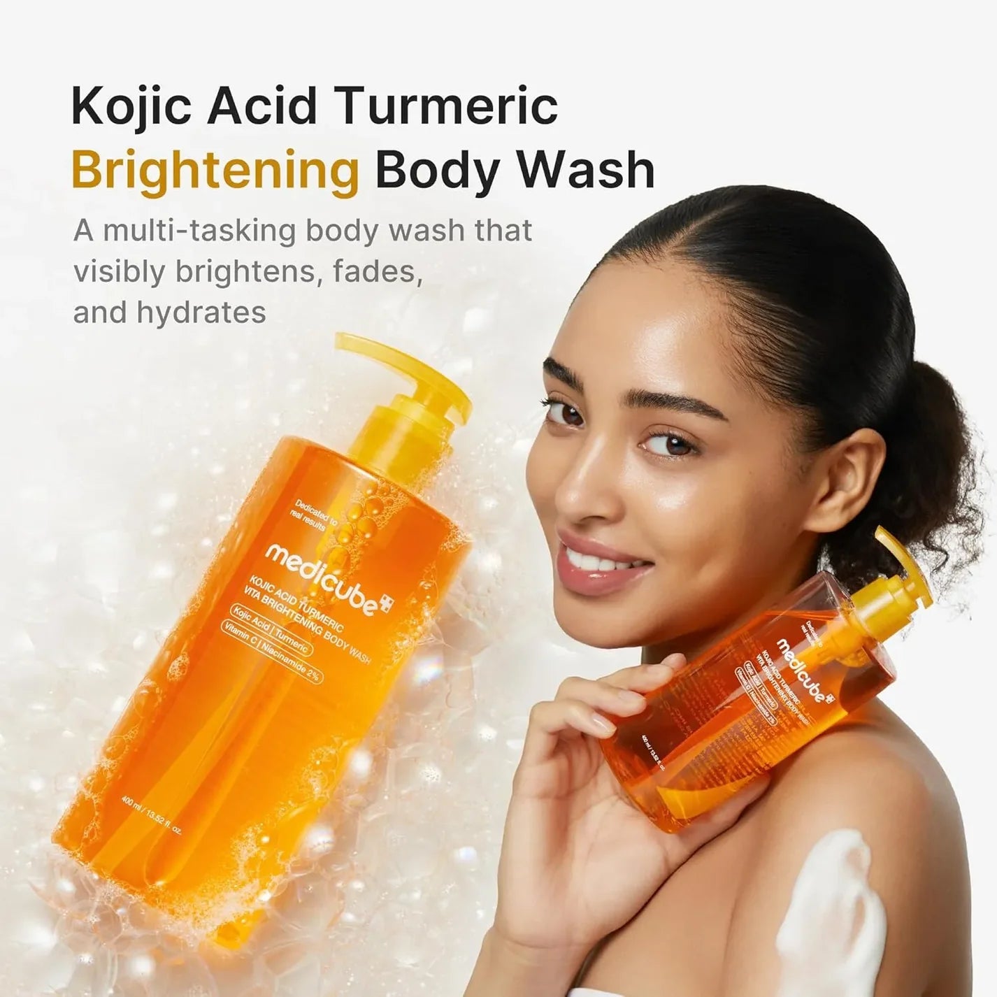 Medicube Kojic Acid Brightening Korean Body Wash | Dark Spot Body Cleanser