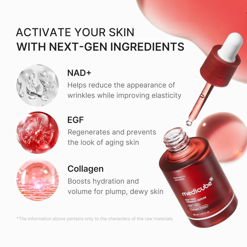 Medicube EGF NAD+ Anti-Aging Renewal Serum | Korean Skin Regenerating Serum