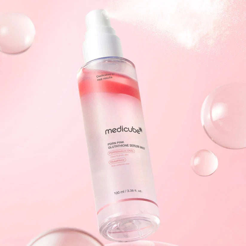 Medicube PDRN Pink Glutathione Brightening Serum Mist 100ml | Korean Skincare