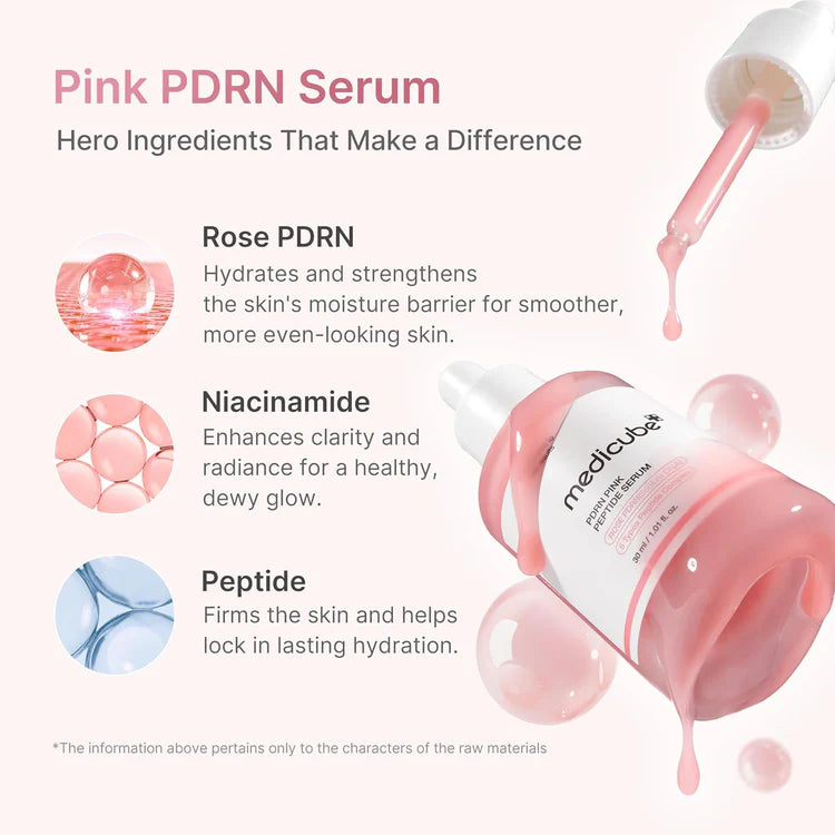 Medicube PDRN Pink Peptide Anti-Aging Serum 30ml | Korean Firming Serum
