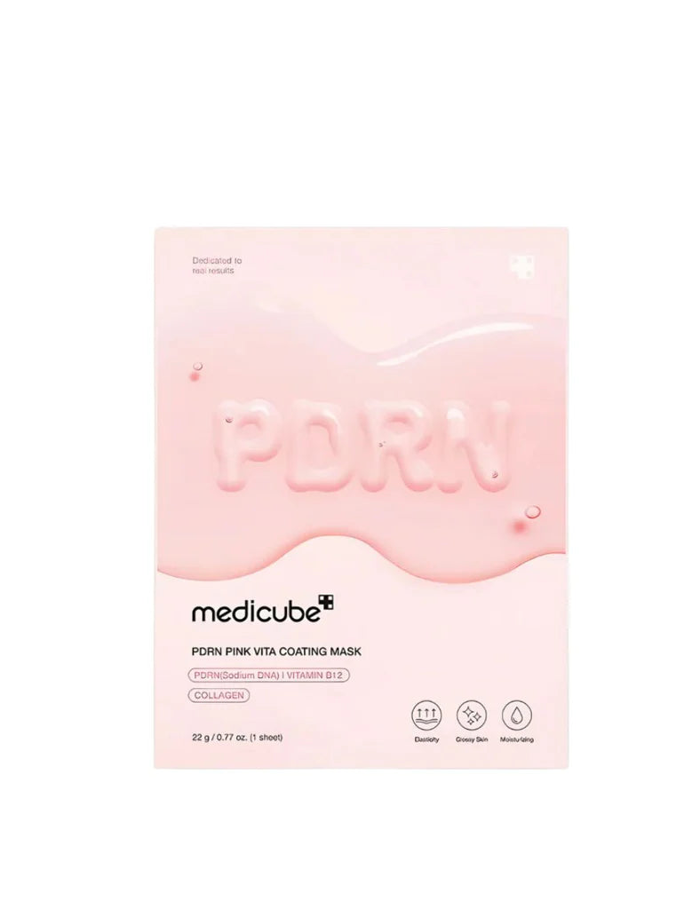 Medicube PDRN Pink Vitamin Coating Korean Face Mask 22g