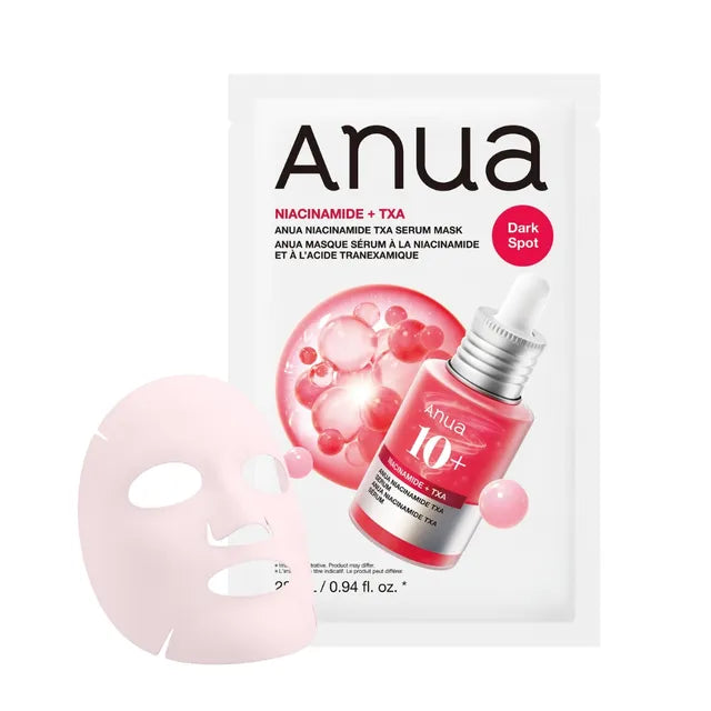 ANUA Niacinamide TXA Brightening Dark Spot Korean Face Mask | Sheet Mask
