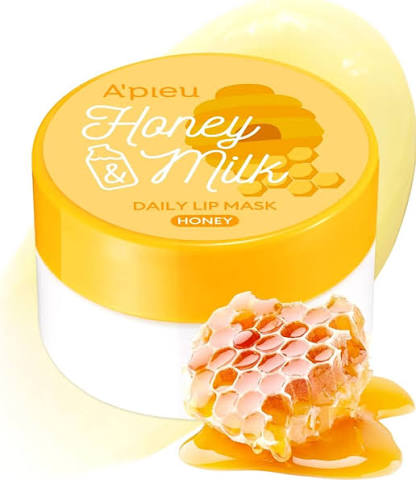 A'Pieu Honey & Milk Moisturizing Lip Balm | Korean Nourishing Hydrating Lip Care