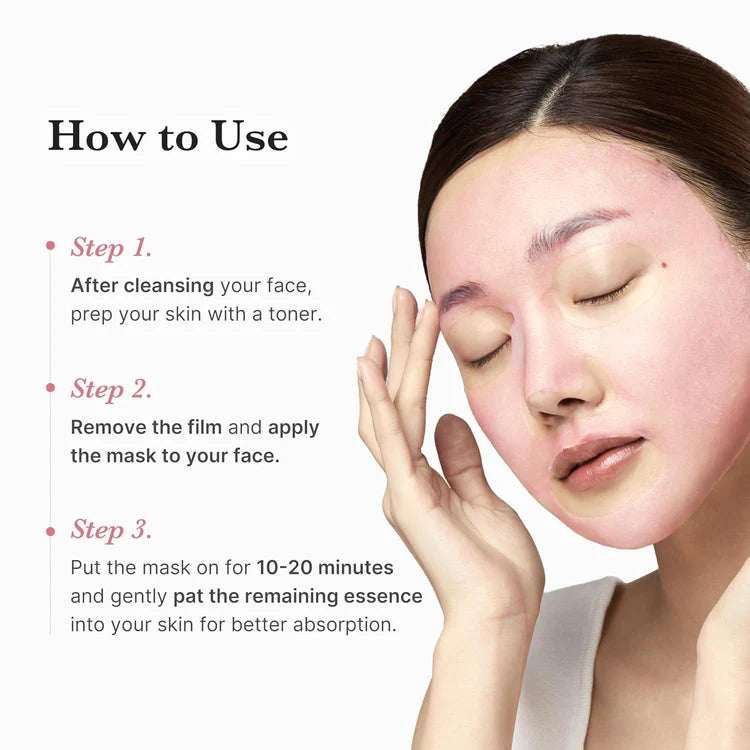 Medicube PDRN Pink Vitamin Coating Korean Face Mask 22g