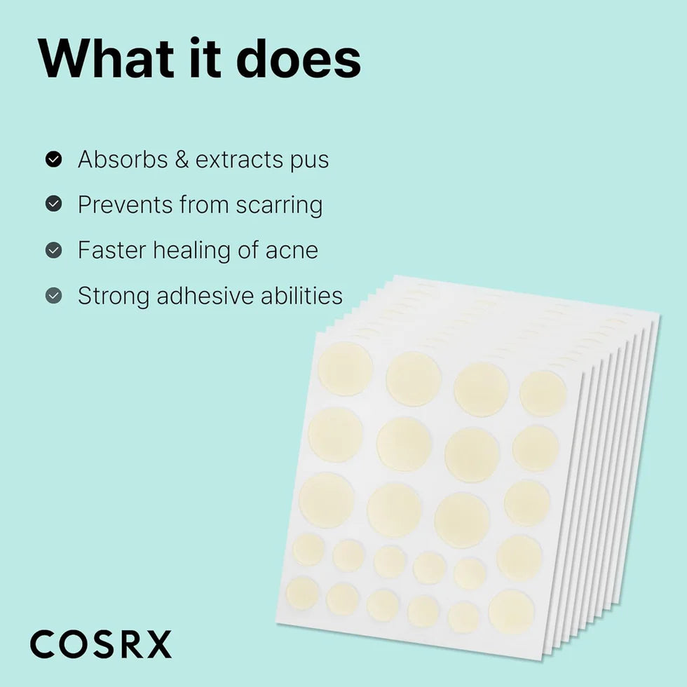 COSRX Acne Pimple Master Patch | Korean Hydrocolloid Pimple Patches