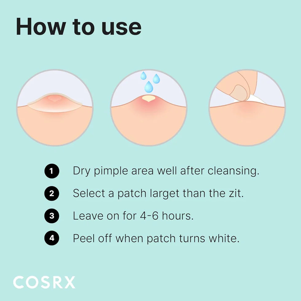 COSRX Acne Pimple Master Patch | Korean Hydrocolloid Pimple Patches