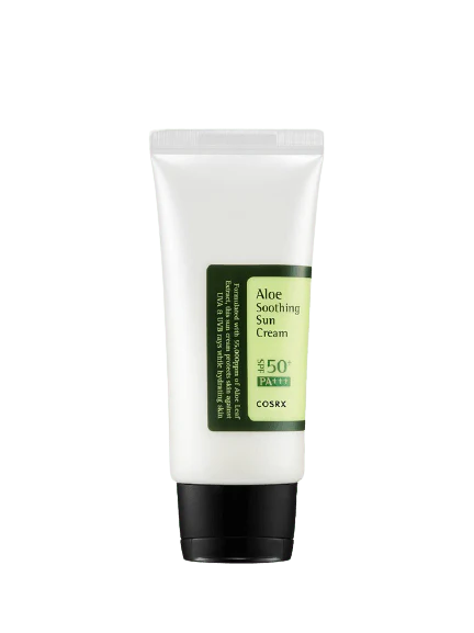 COSRX Aloe Soothing Korean Sunscreen SPF50 | Hydrating Calming UV Protection