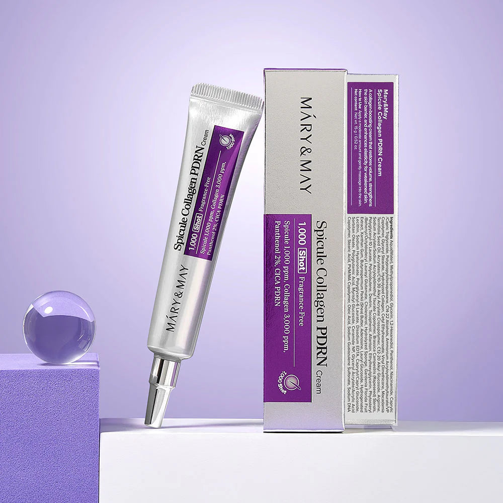 Mary&May Spicule Collagen PDRN Firming Cream 15g | Korean PDRN Skincare