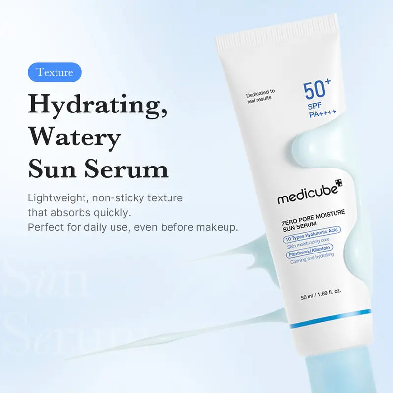 Medicube Zero Pore Moisture Sun Serum SPF50+ 50ml