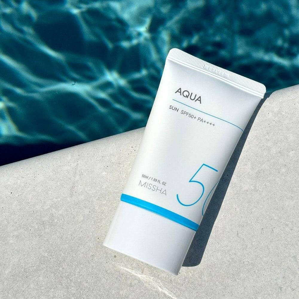 Missha All-Around Safe Block Aqua Korean Sunscreen SPF50 50ml | Hydrating Sun Protection