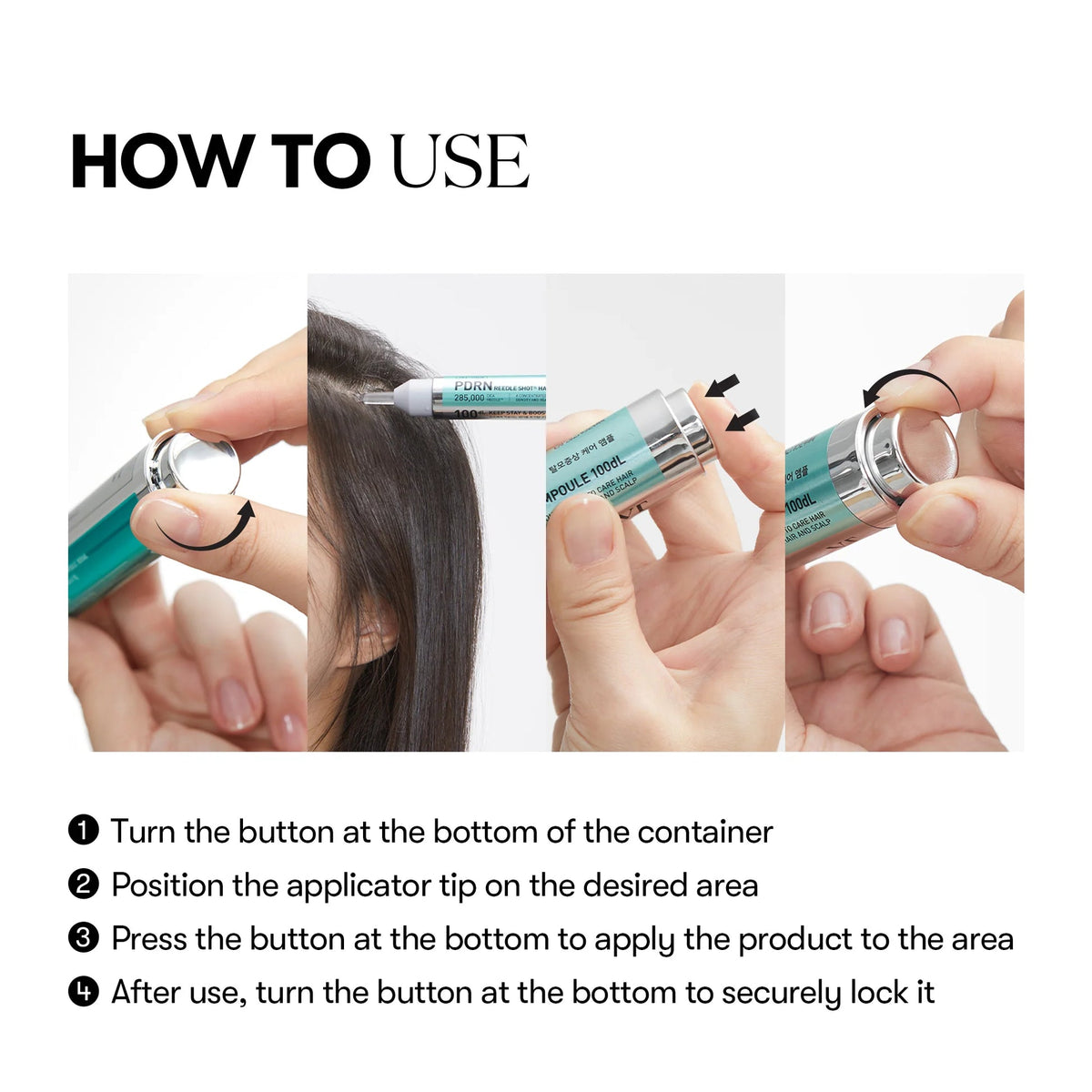 VT PDRN Reedle Shot Hair Ampoule 700dl | Korean Intensive Hair Growth Scalp Serum