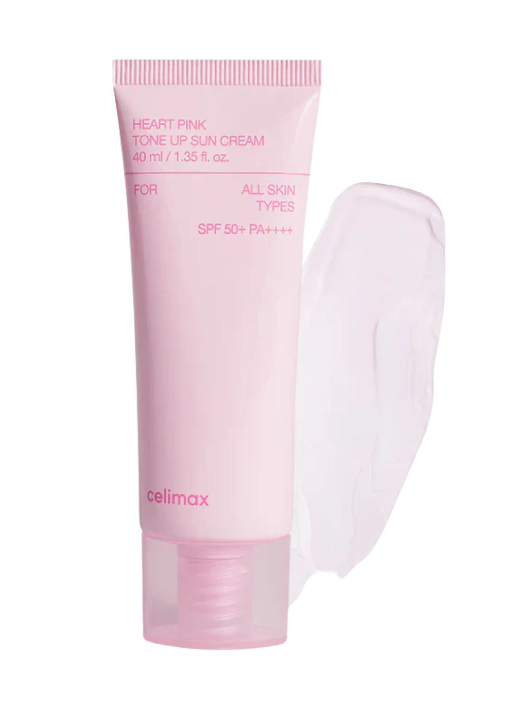 Celimax Heart Pink Tone-Up Korean Sunscreen SPF50 40ml | Brightening Sun Cream