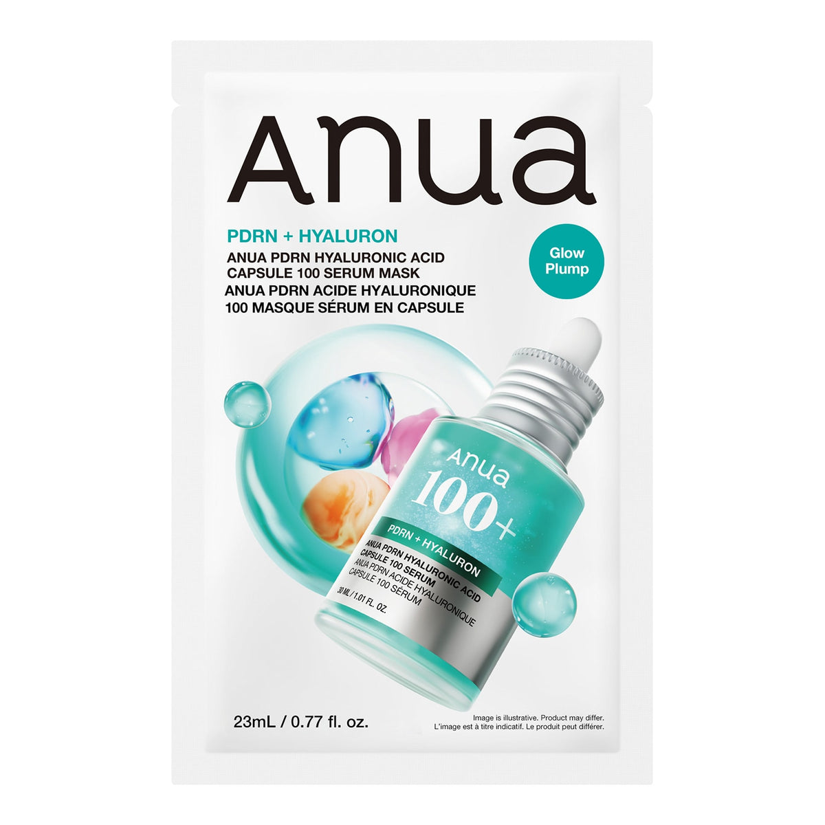 ANUA PDRN Hyaluronic Acid Deep Hydrating Korean Face Mask | Sheet Mask