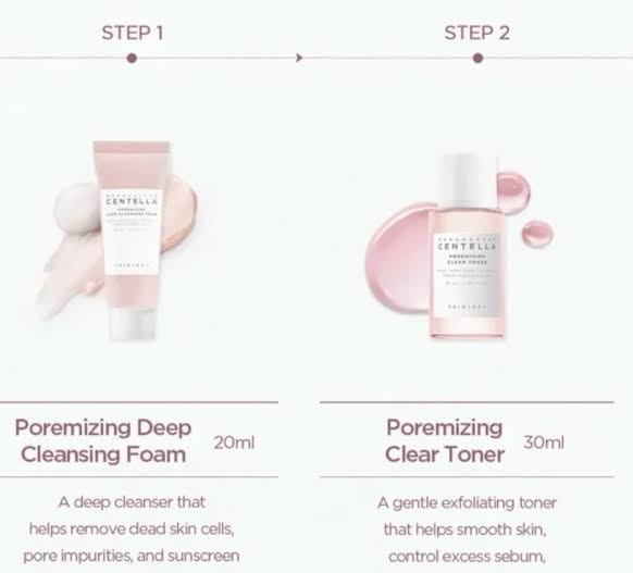 SKIN1004 Madagascar Centella Poremizing Korean Travel Kit | Pore Care Skincare Set